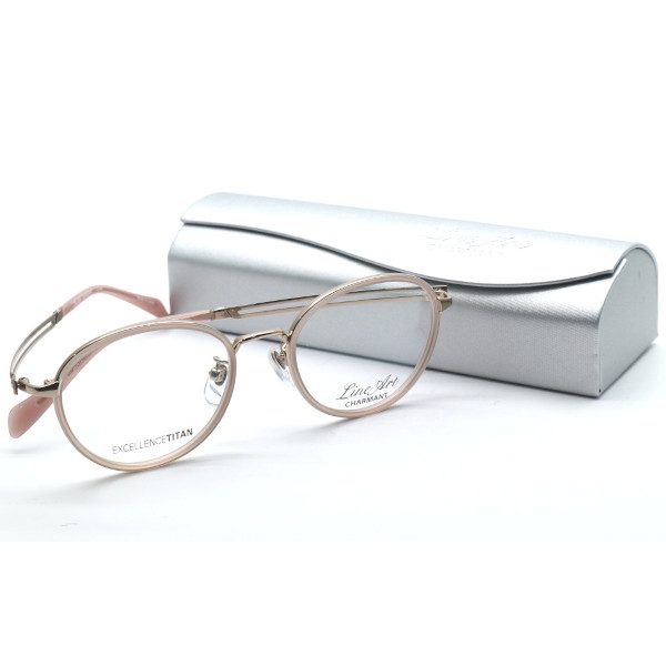 LineArt】ラインアート メガネ XL1678 col.PE 度付又は度無レンズ標準