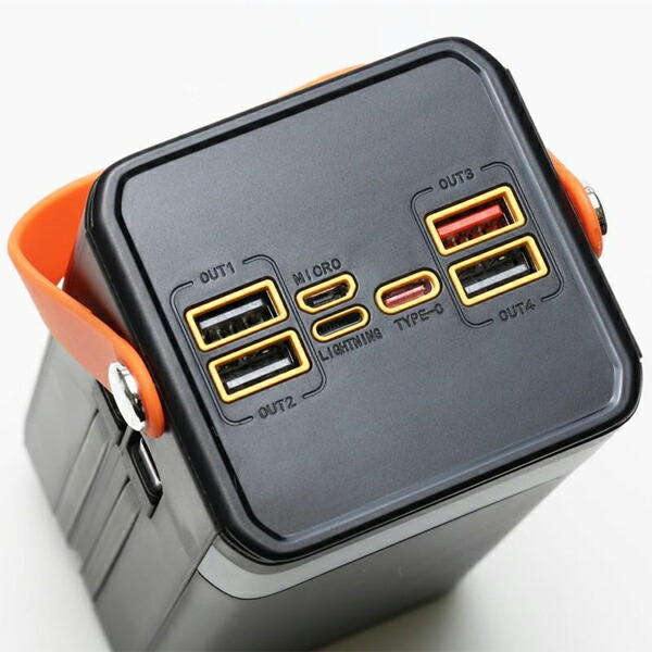 TOHO 大容量コンパクトバッテリー・折りたたみソーラーパネルセット DX