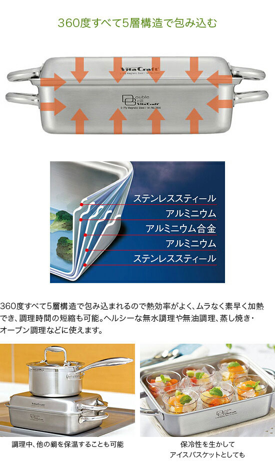 VitaCraft ビタクラフト ダブルグリル 3900の説明 - 通販 - Yahoo