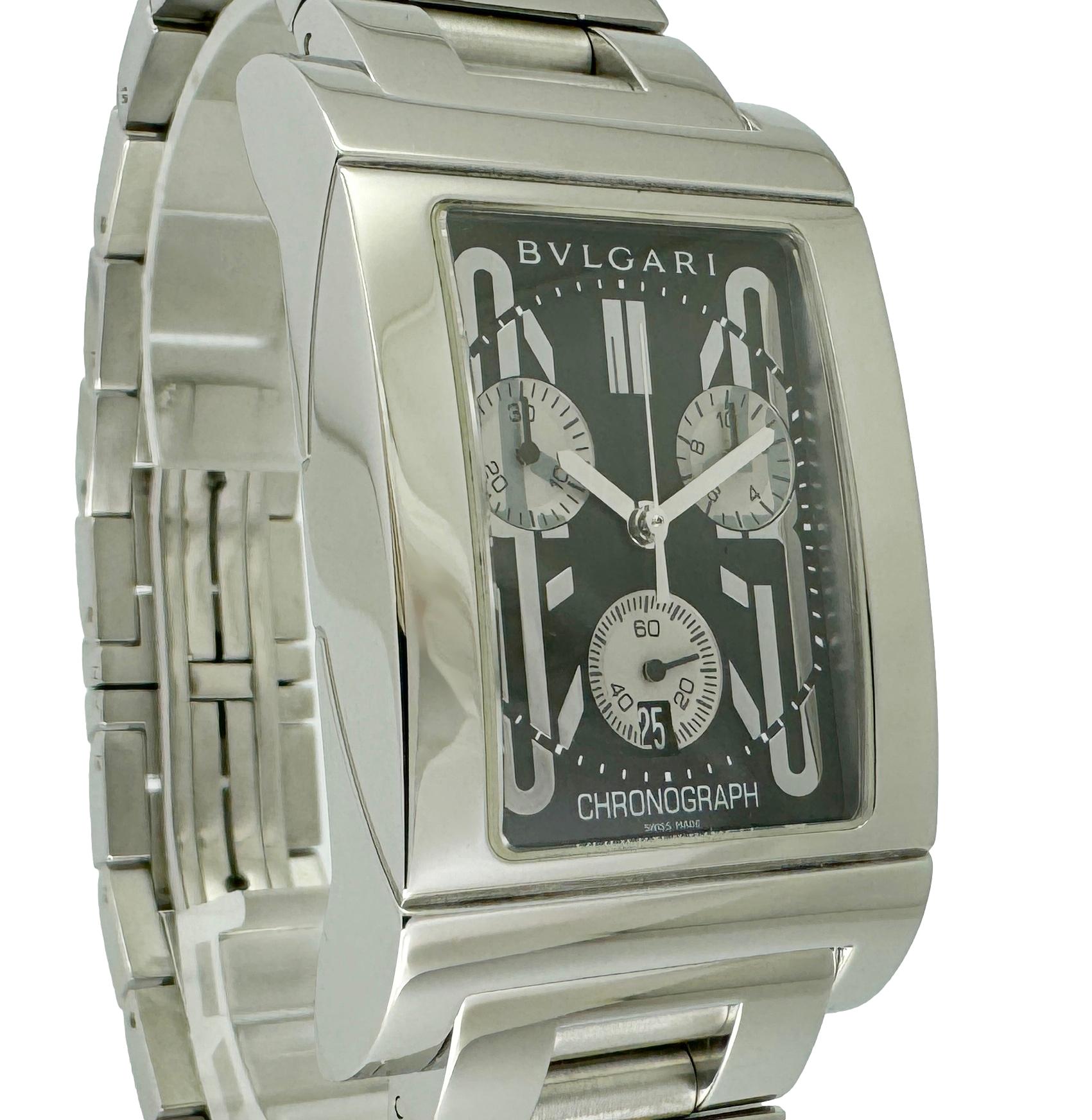 BVLGARI（ブルガリ） レッタンゴロ RTC49S クロノグラフ 中古 メンズ