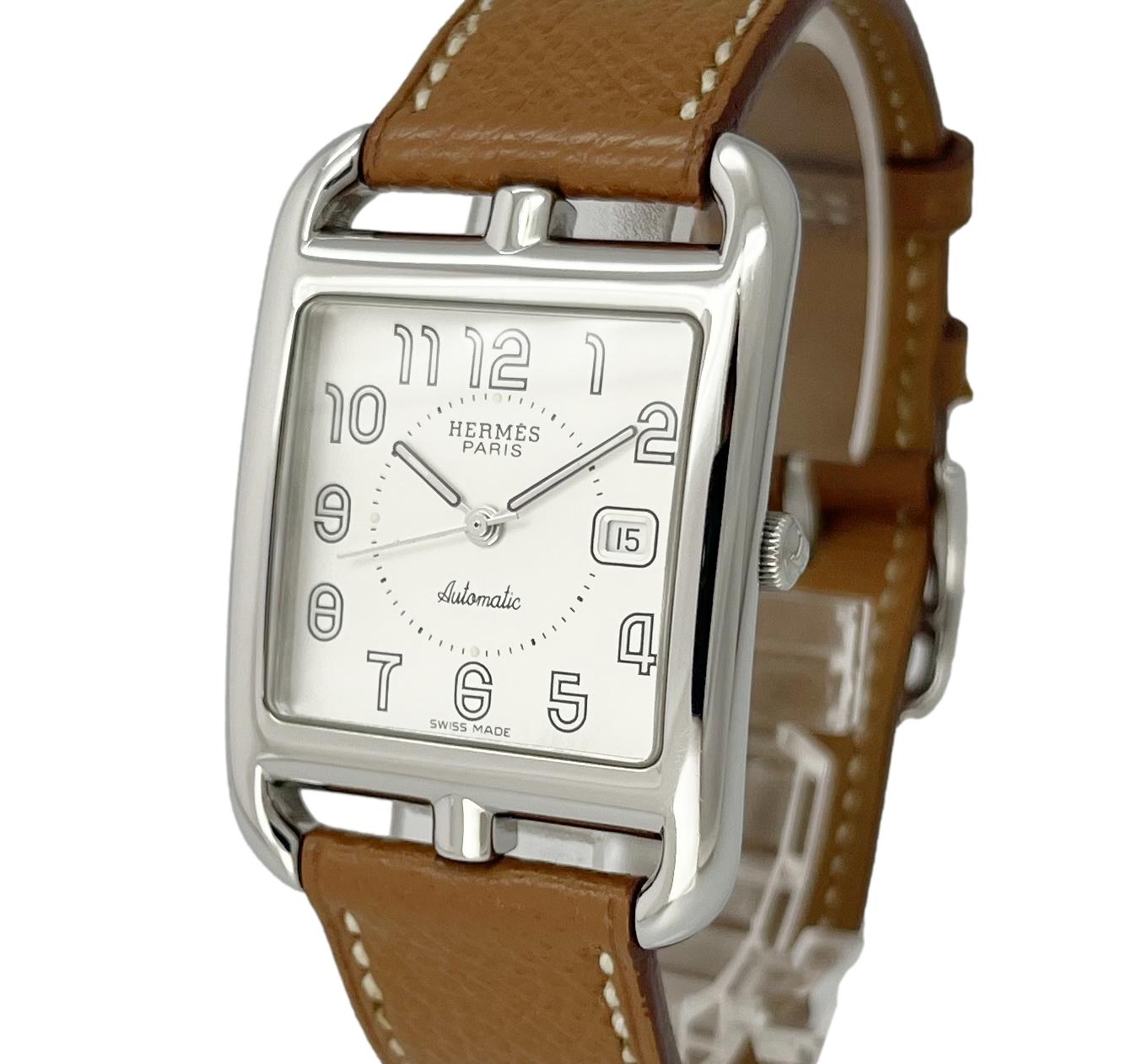 エルメス ケープコッド CC1.710 中古 メンズ腕時計 自動巻き シルバー 