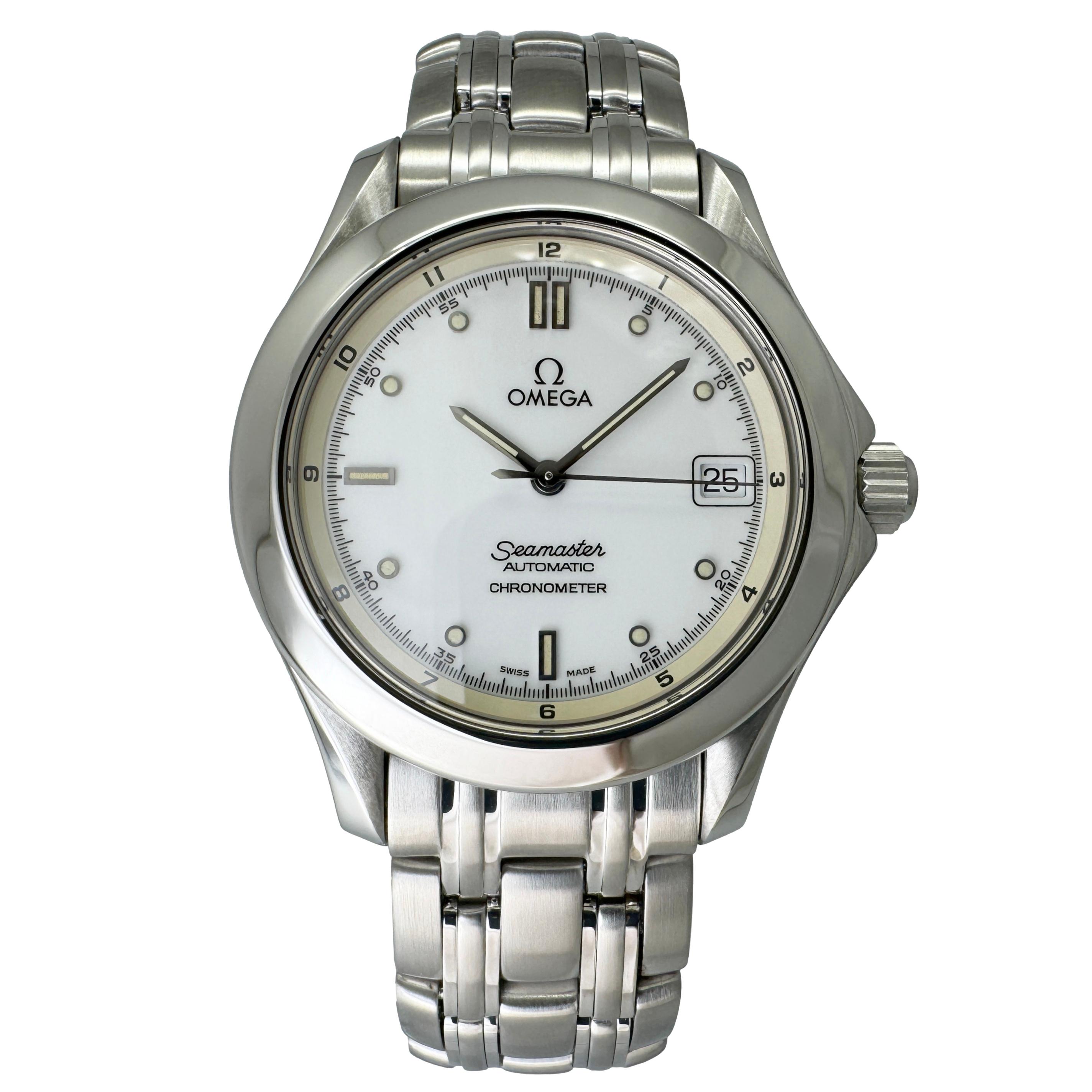 OMEGA シーマスター 120M シルバー メンズ 磨き済み超美品