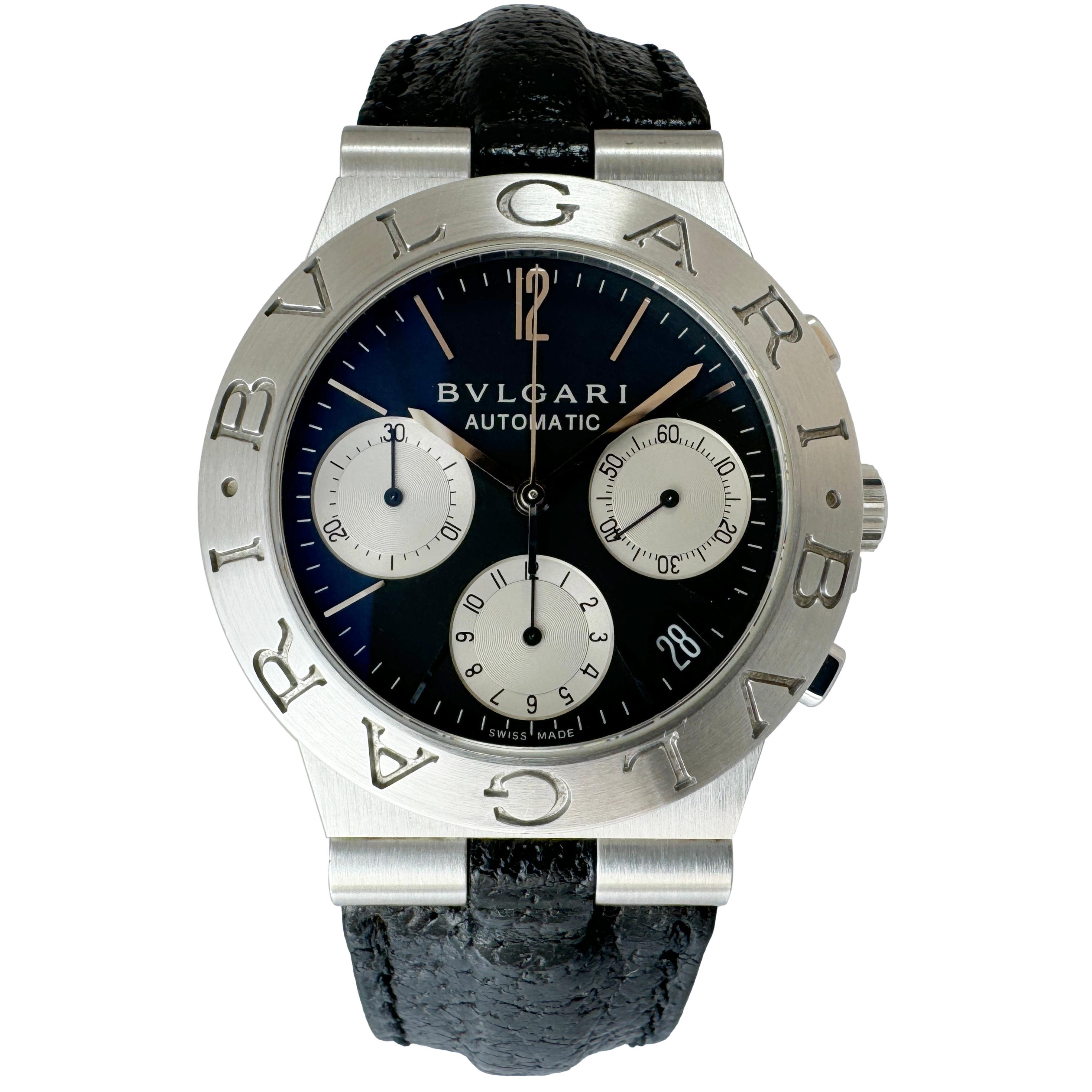 超話題新作 ブルガリ BVLGARI ディアゴノ CH35S メンズ腕時計 中古 スポーツ 時計