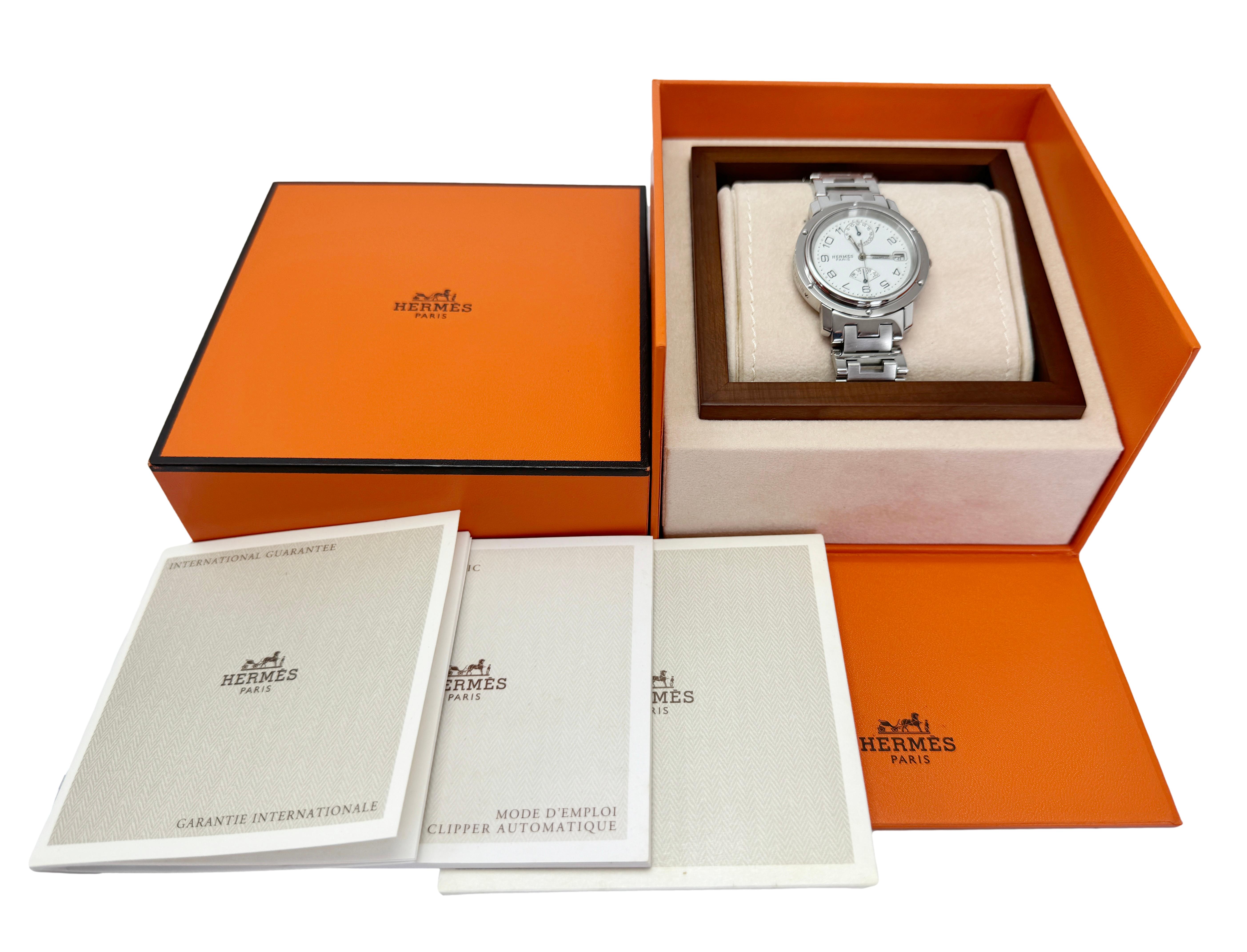 HERMES（エルメス） クリッパー CL5.710 パワーリザーブ GMT 中古