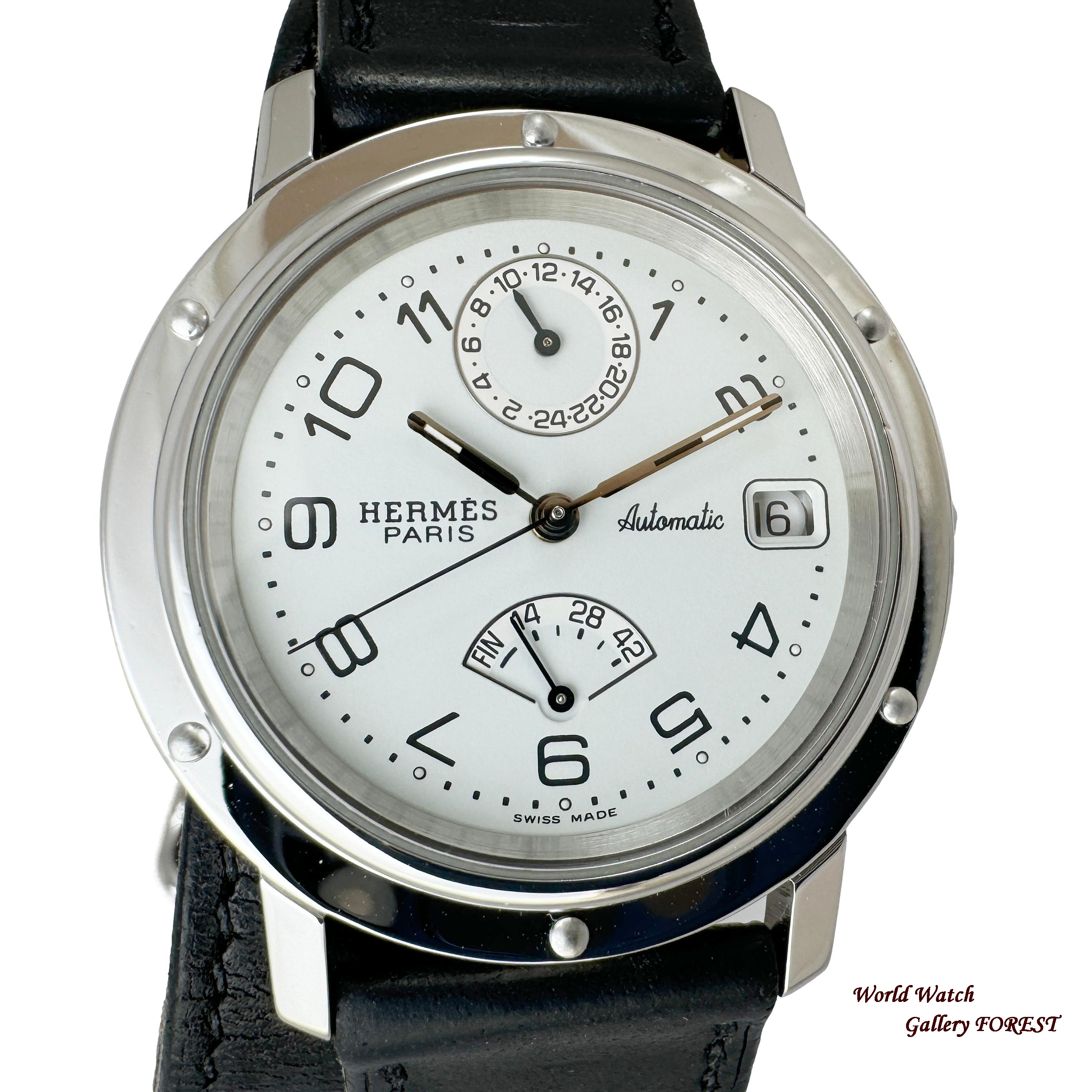 HERMES クリッパー 自動巻き 時計 パワーリザーブ cl5 710 HERMES（エルメス） クリッパー CL5.710 ドゥブルトゥール パワー