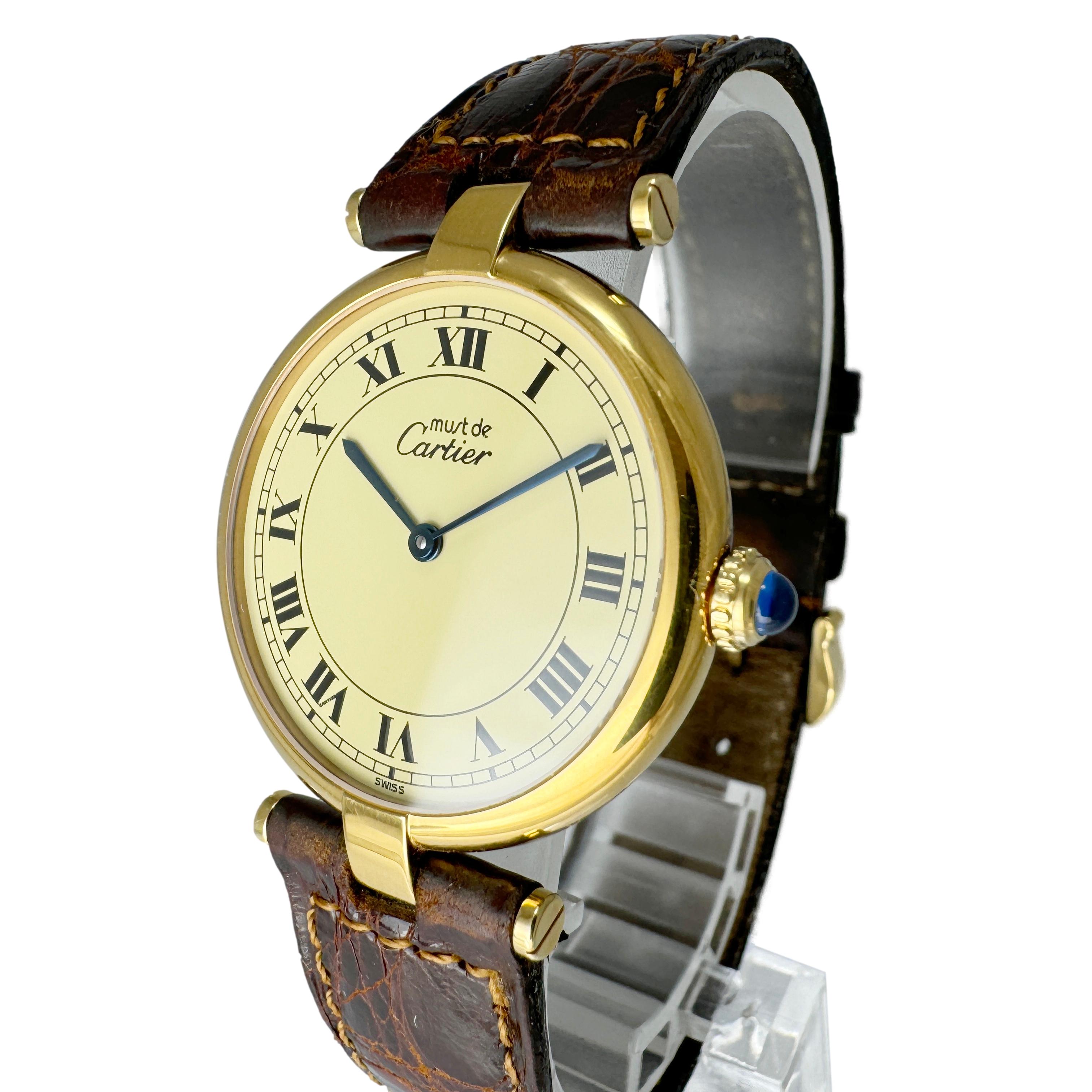 【限定価格】Cartier ヴァンドーム SV925 シルバー感◎ 雰囲気抜群！ Cartier（カルティエ） ヴァンドーム LM W1001853 Silver925 クオーツ
