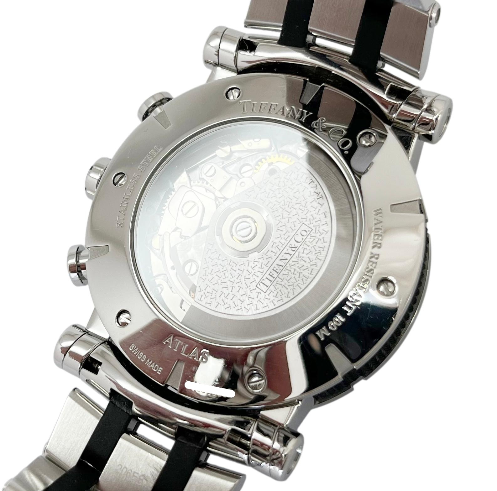 ティファニー アトラス ジェント クロノグラフ 中古 メンズ 時計 Z1000.82.12A21A00A 自動巻き