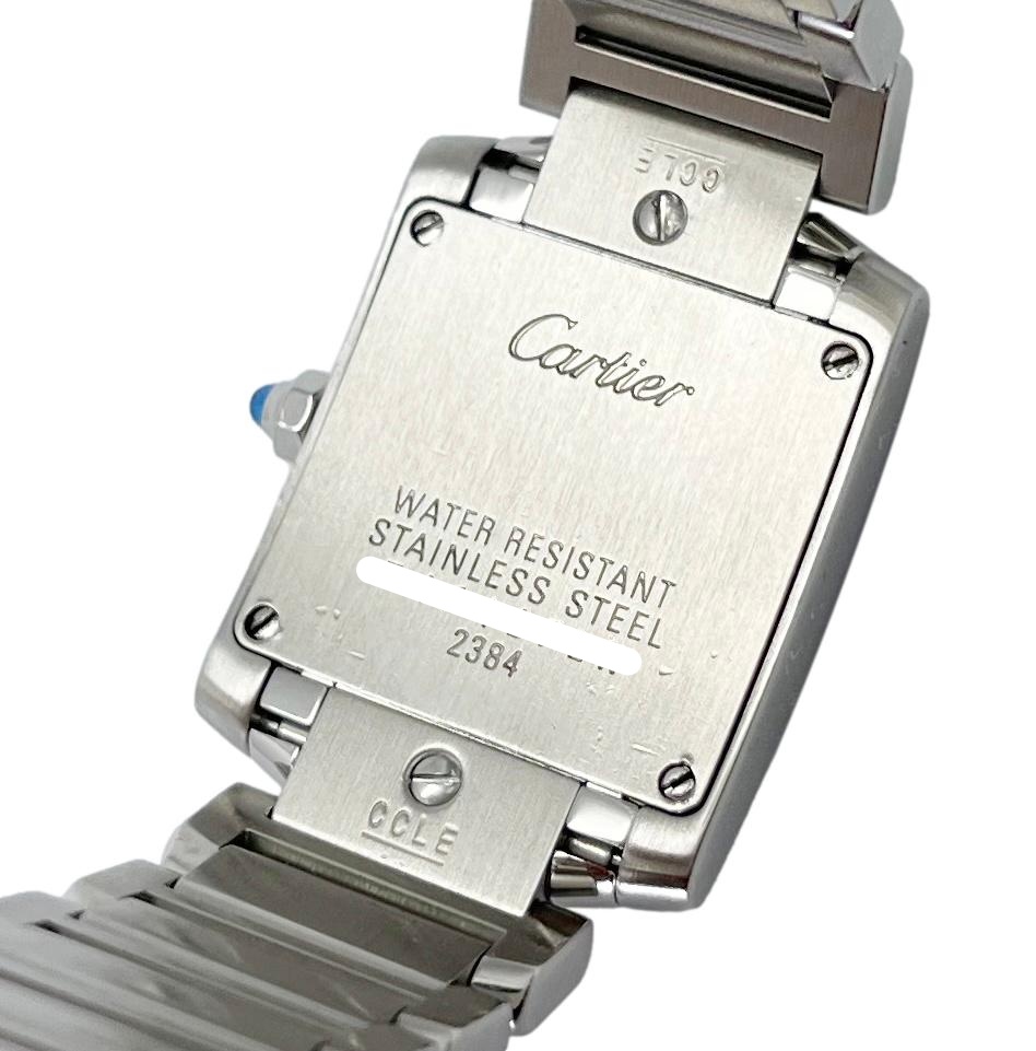 カルティエ タンクフランセーズ SM W51008Q3 中古 レディース 腕時計 
