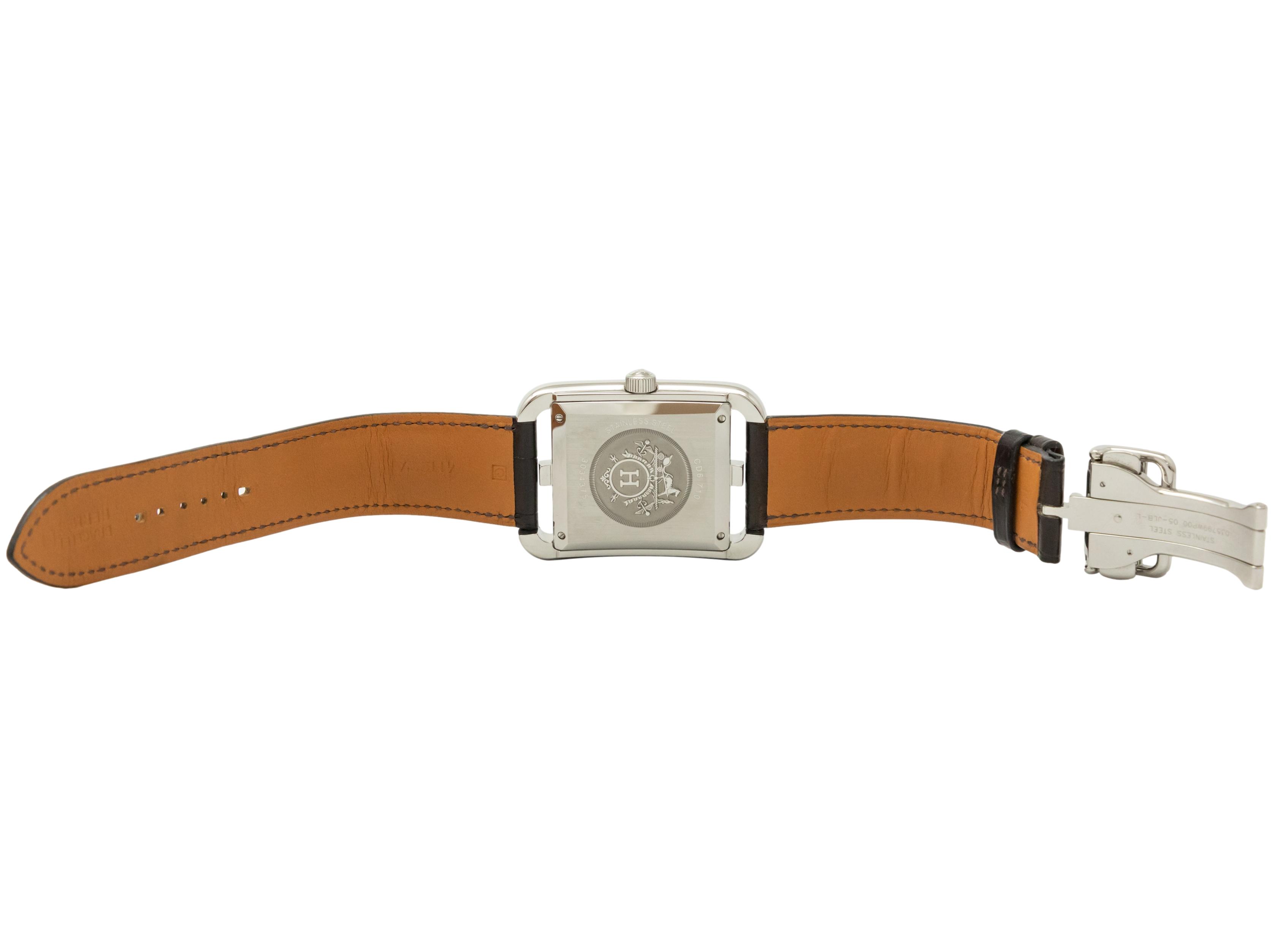 エルメス ケープコッド メンズ 腕時計 HERMES CD6.710 自動巻き シルバー文字盤