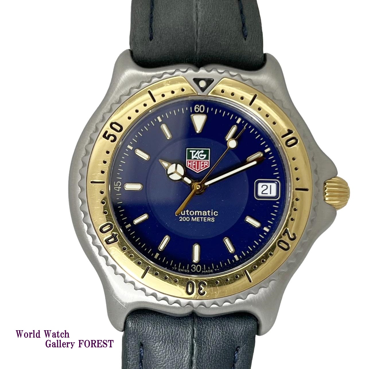 タグホイヤー プロフェッショナル 200M セルシリーズ WI2151-K0 中古 メンズ腕時計 自動巻き 18KYGベゼル