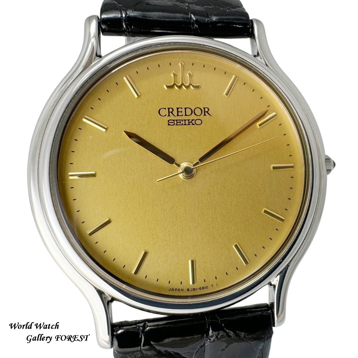 美品✨ セイコー クレドール 8J81-6A30 クオーツ メンズ 腕時計 稼働 CREDOR クレドール シグノ GCAR051 セイコー クオーツ 中古 メンズ