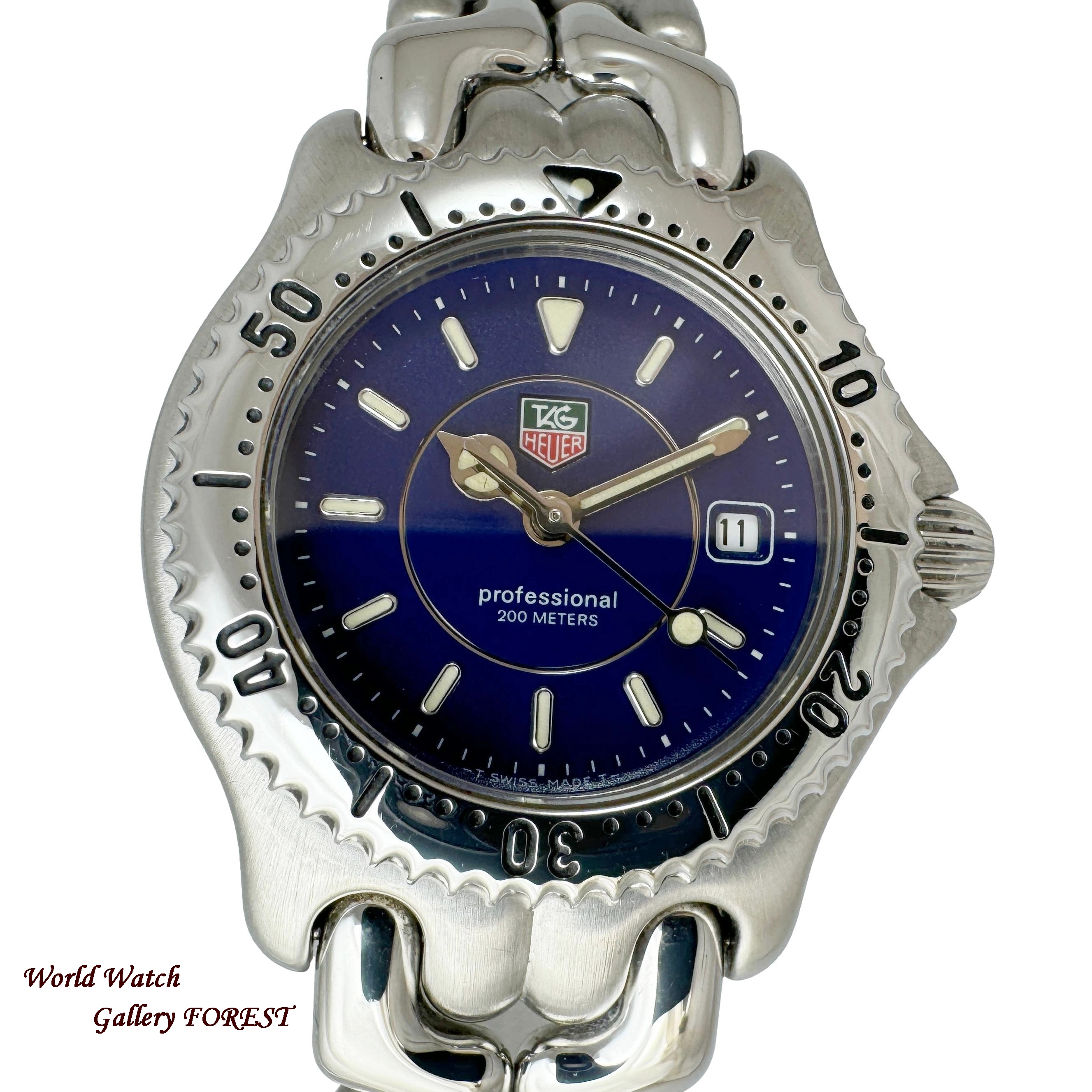 タグホイヤー✨セル プロフェッショナル200 時計　デイト WG131A TAG HEUER タグホイヤー プロフェッショナル200 WG131A 中古