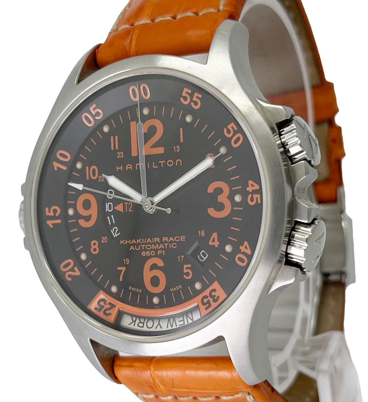HAMILTON 販売済み ハミルトン カーキ GMT エアレース 中古