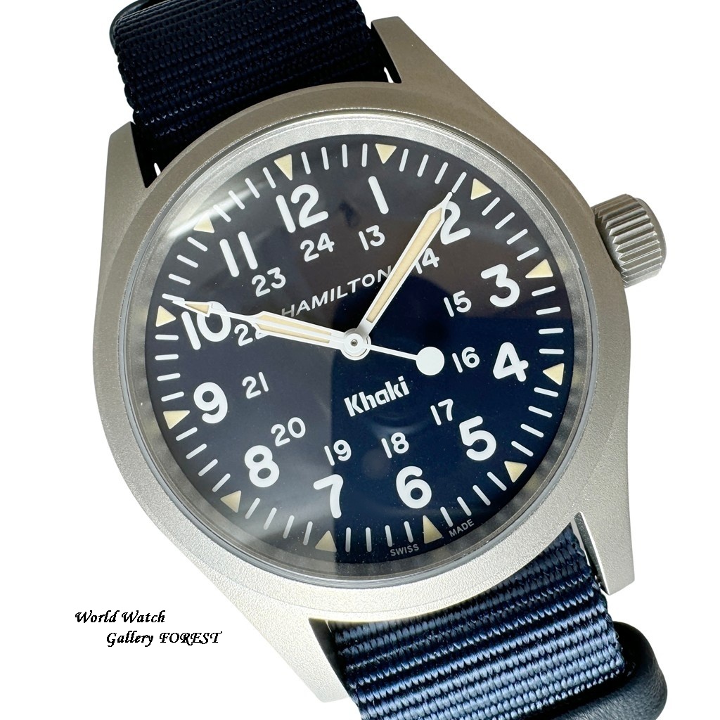 さー断捨離中 　腕時計　ハミルトン　HAMILTON 手巻き式 箱付き HAMILTON（ハミルトン） カーキ SHIPS シップス 限定 中古 メンズ