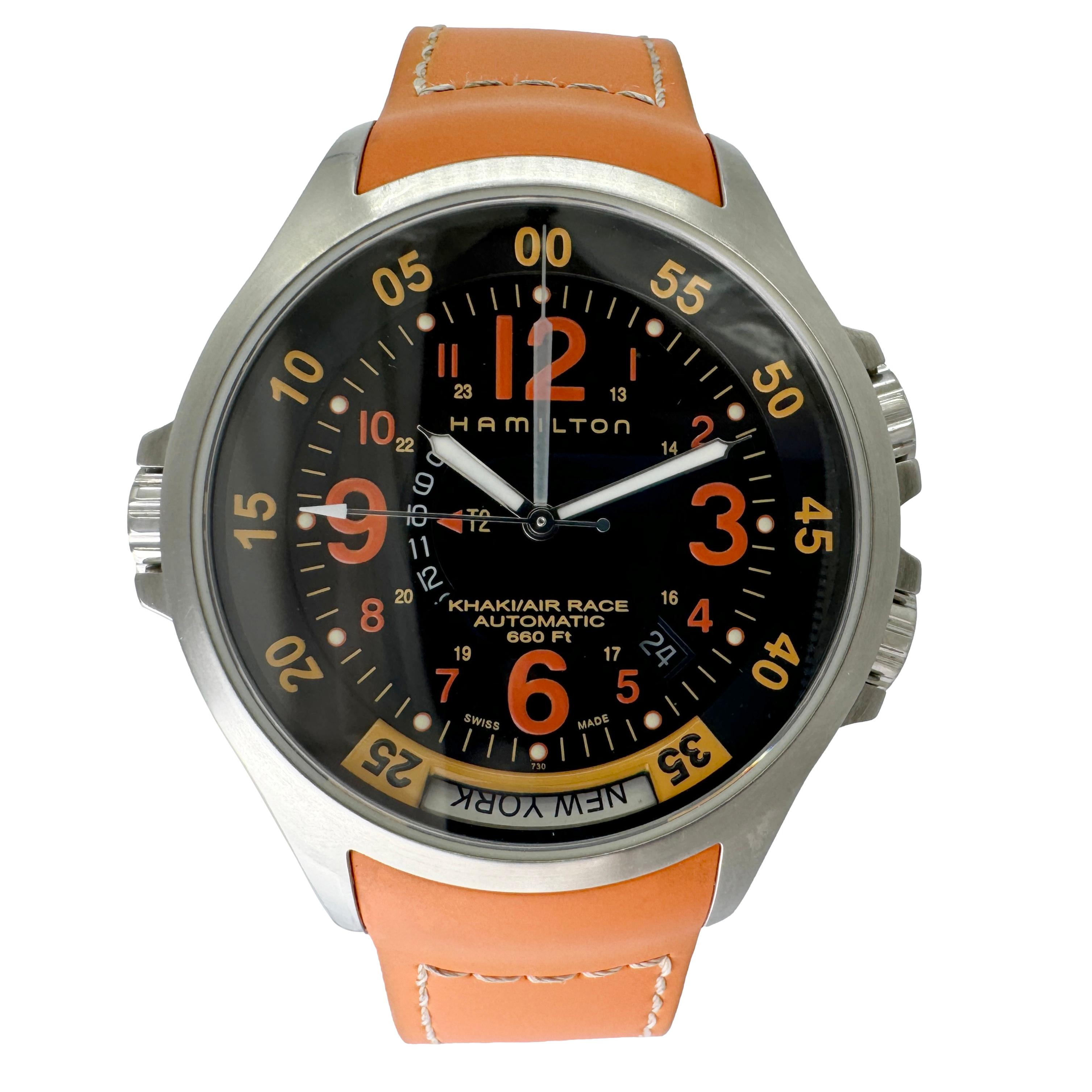 ハミルトン カーキ GMT エアレースH776650 箱無し HAMILTON（ハミルトン） カーキ GMT エアレース 中古 メンズ腕時計
