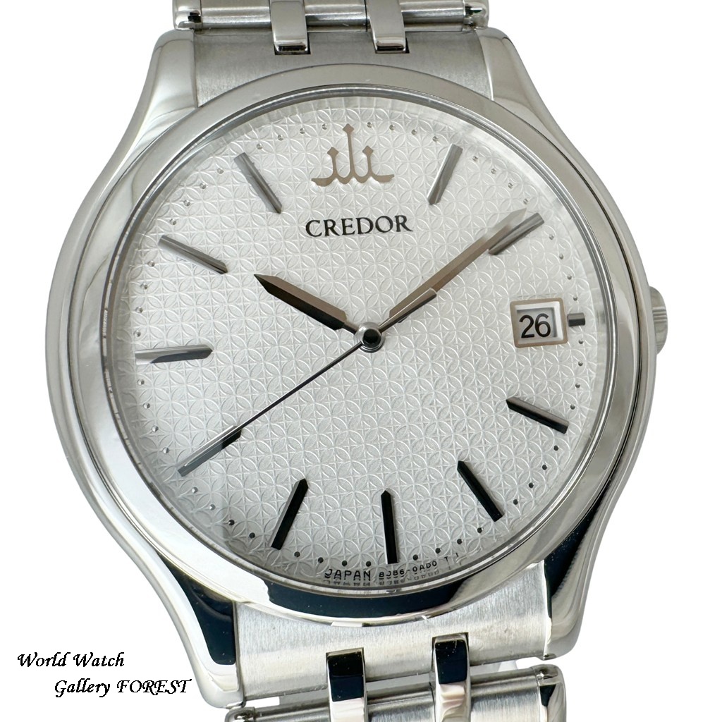 SEIKO シグノ CREDOR 8J86-7A00 シルバー クォーツ 腕時計 67501cqc26326.jpg