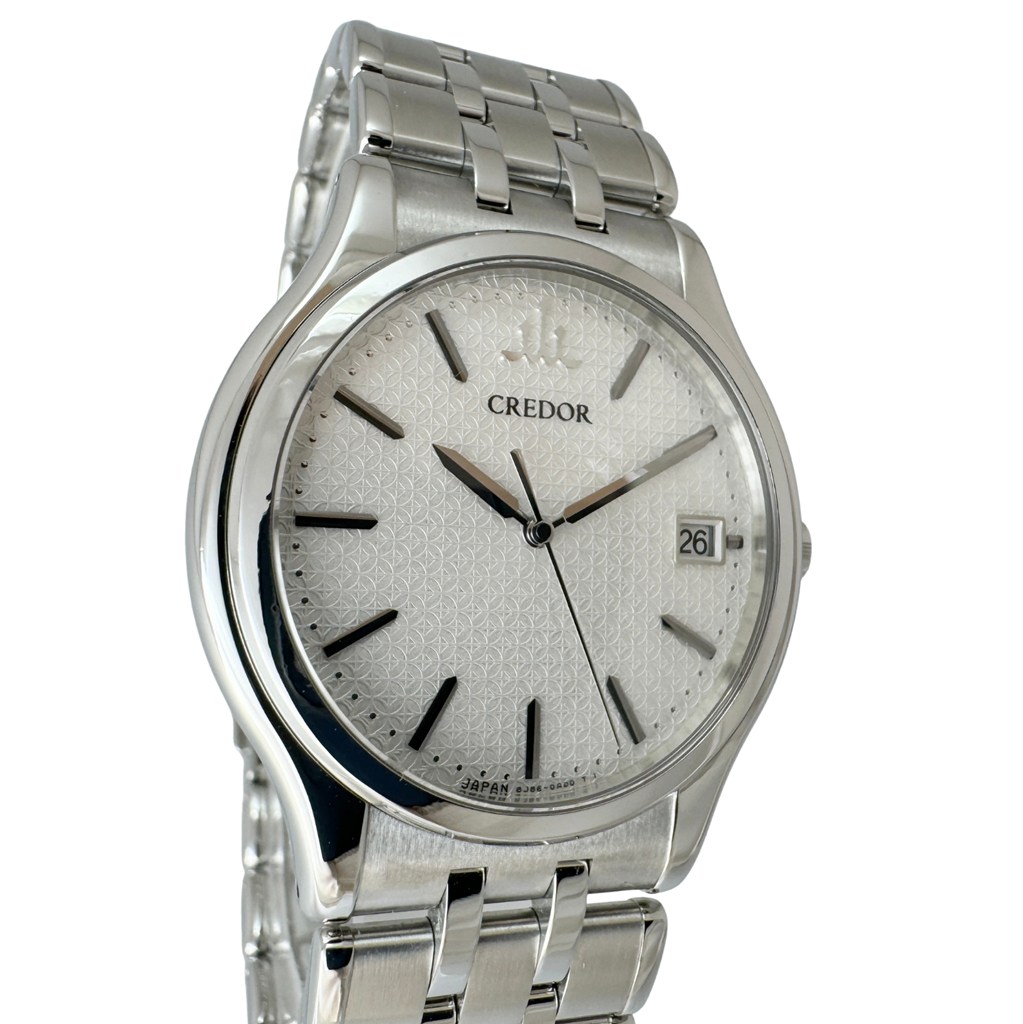 SEIKO　セイコー　CREDOR　クレドール　8J86-7A00　メンズ腕時計 CREDOR クレドール シグノ 8J86-7A00 GCAZ057 セイコー クオーツ 中古