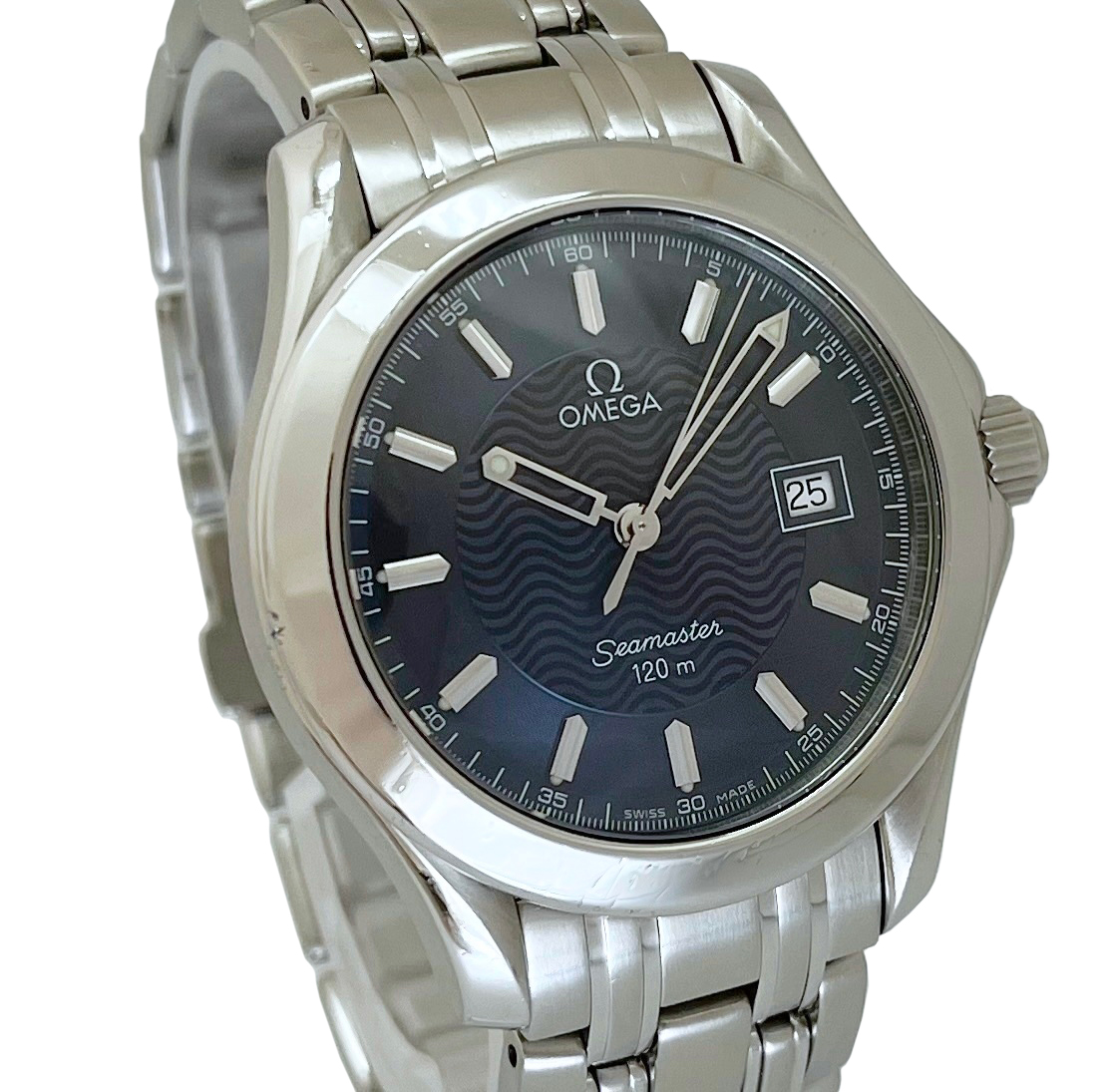 【コンビニ払い不可】稼働 OMEGA シーマスター120 クオーツ デイト OMEGA（オメガ） 販売済み シーマスター 120 2511.81 中古 メンズ