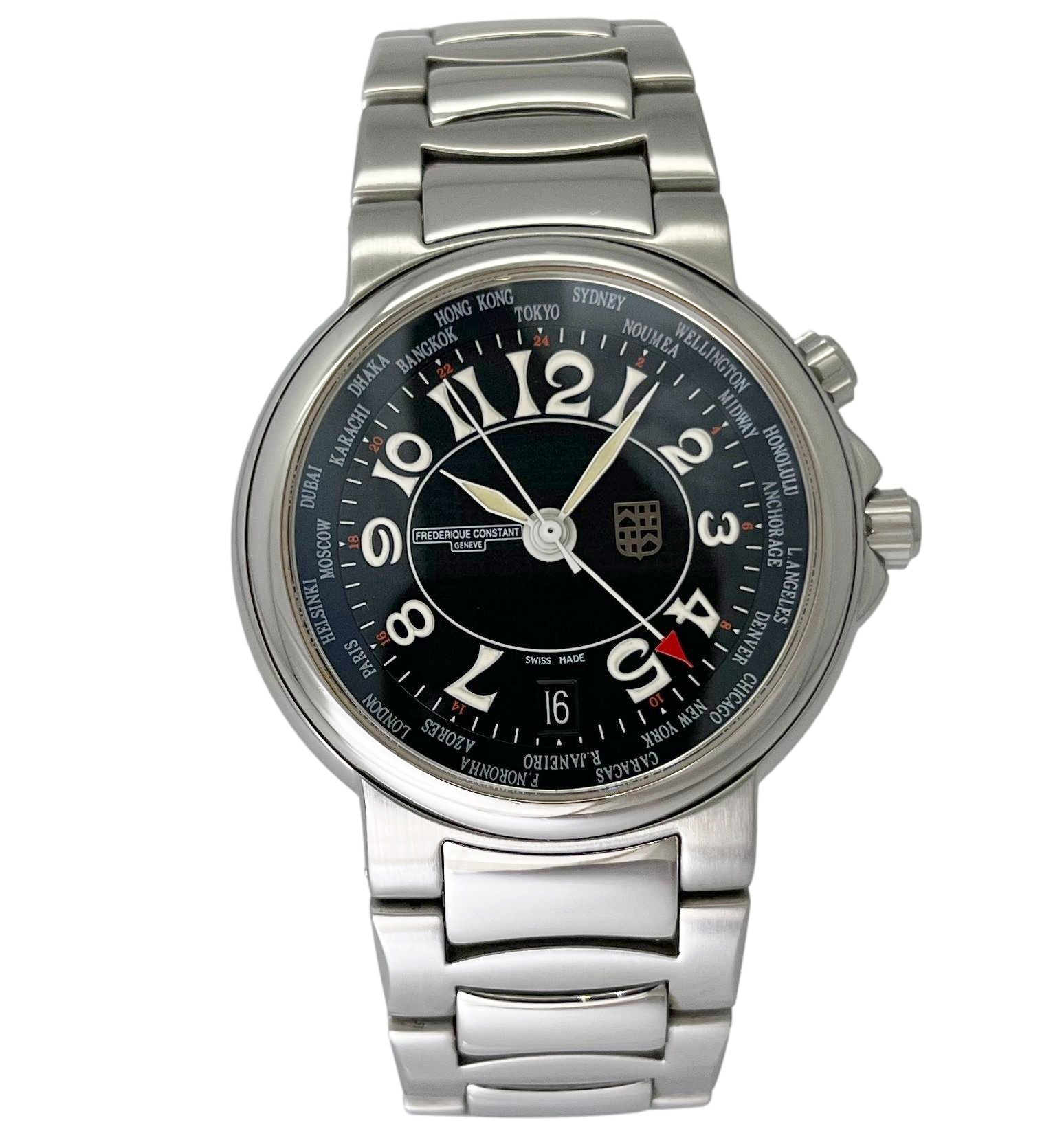フレデリックコンスタント ハイライフ GMT 中古 メンズ腕時計 自動巻き 