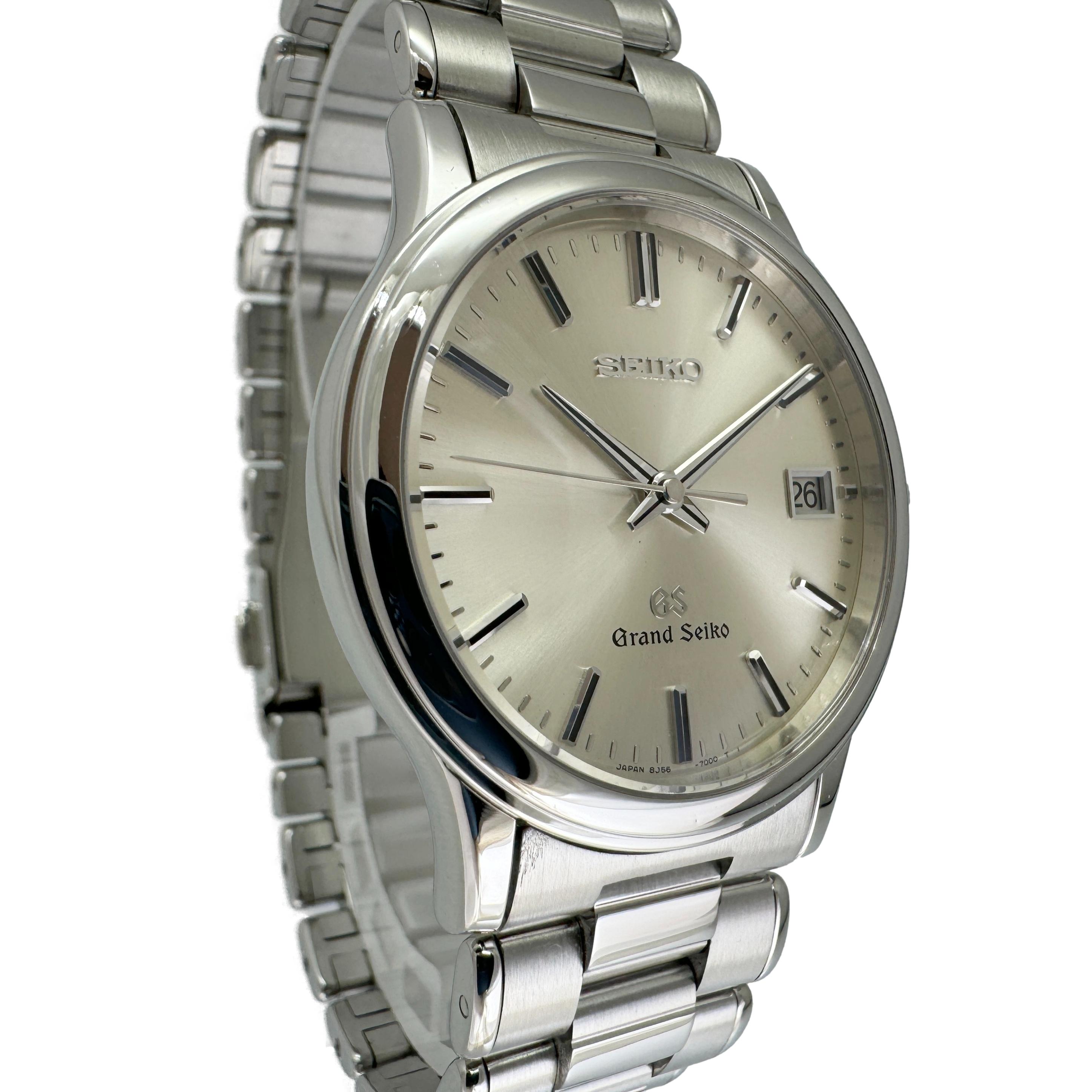 【早い者勝ち】　グランドセイコー　デイト　SBGF013 クォーツ　保証書付き 楽天市場】GRAND SEIKO グランドセイコー SBGF013 8J56-7000