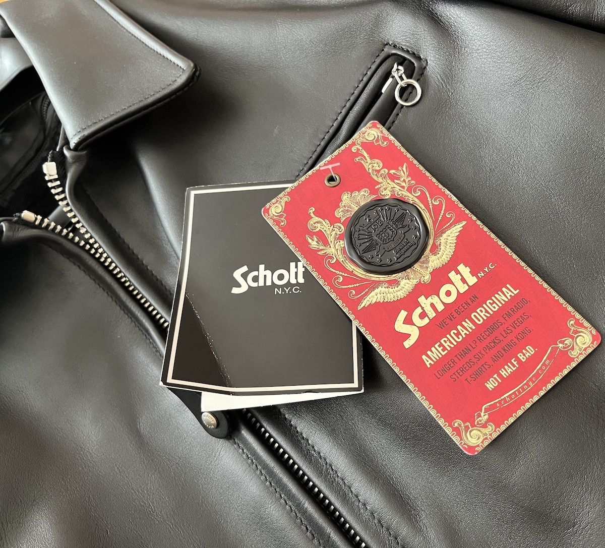 OMEGA 新品同様 Schott ショット 襟付きトラッカージャケット