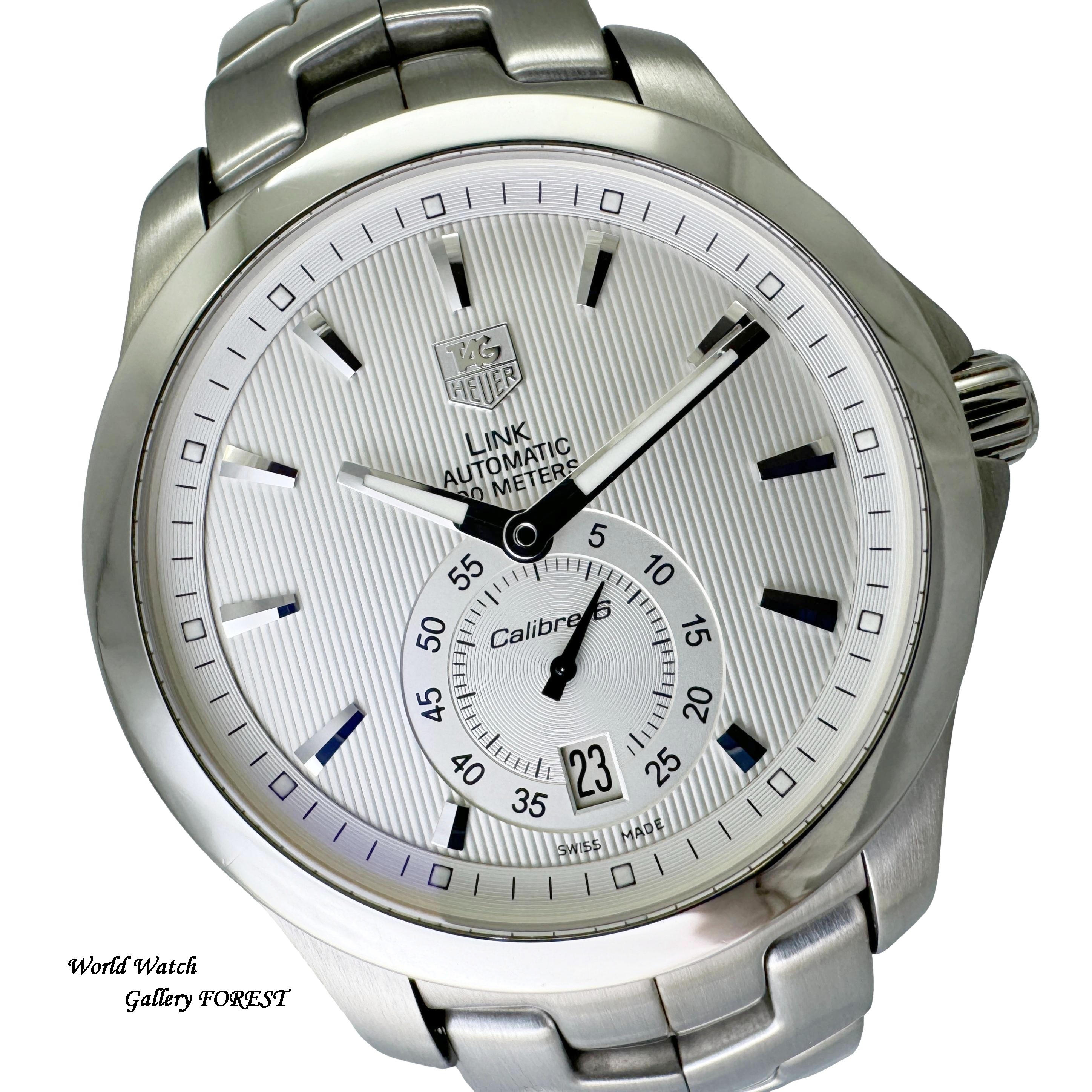 TAG Heuer タグホイヤー　リンク　キャリバー6 カレラ キャリバー8 GMT グランドデイト[WAR201Z.BA0723