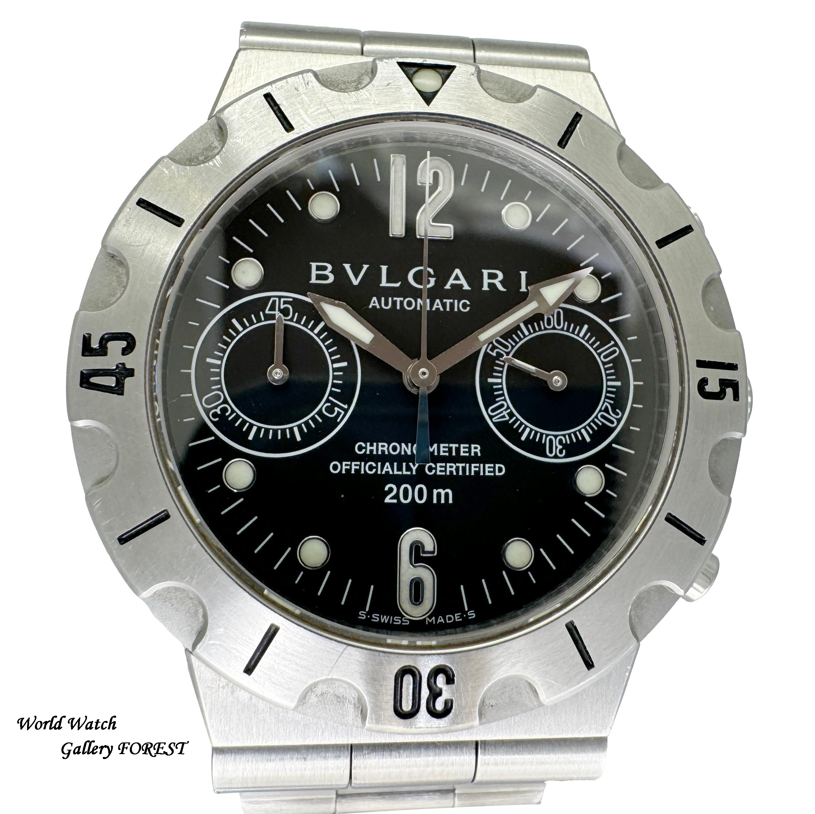 BVLGARI（ブルガリ） ディアゴノ スクーバ 中古 メンズ 腕時計 SCB38S