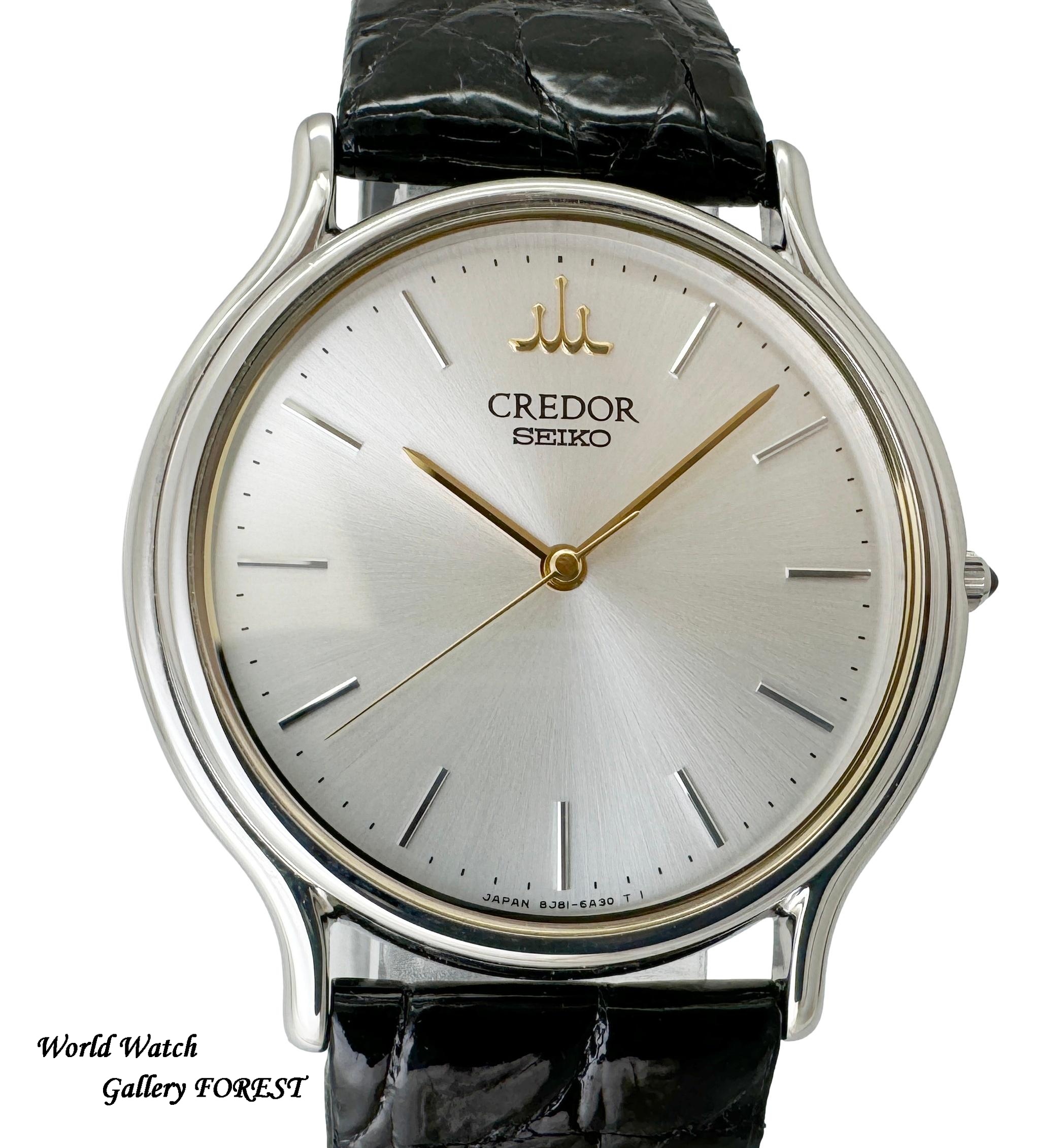 美品✨ セイコー クレドール 8J81-6A30 クオーツ メンズ 腕時計 稼働 CREDOR クレドール 8J81-6A30 GCAR011 セイコー クオーツ 中古 メンズ