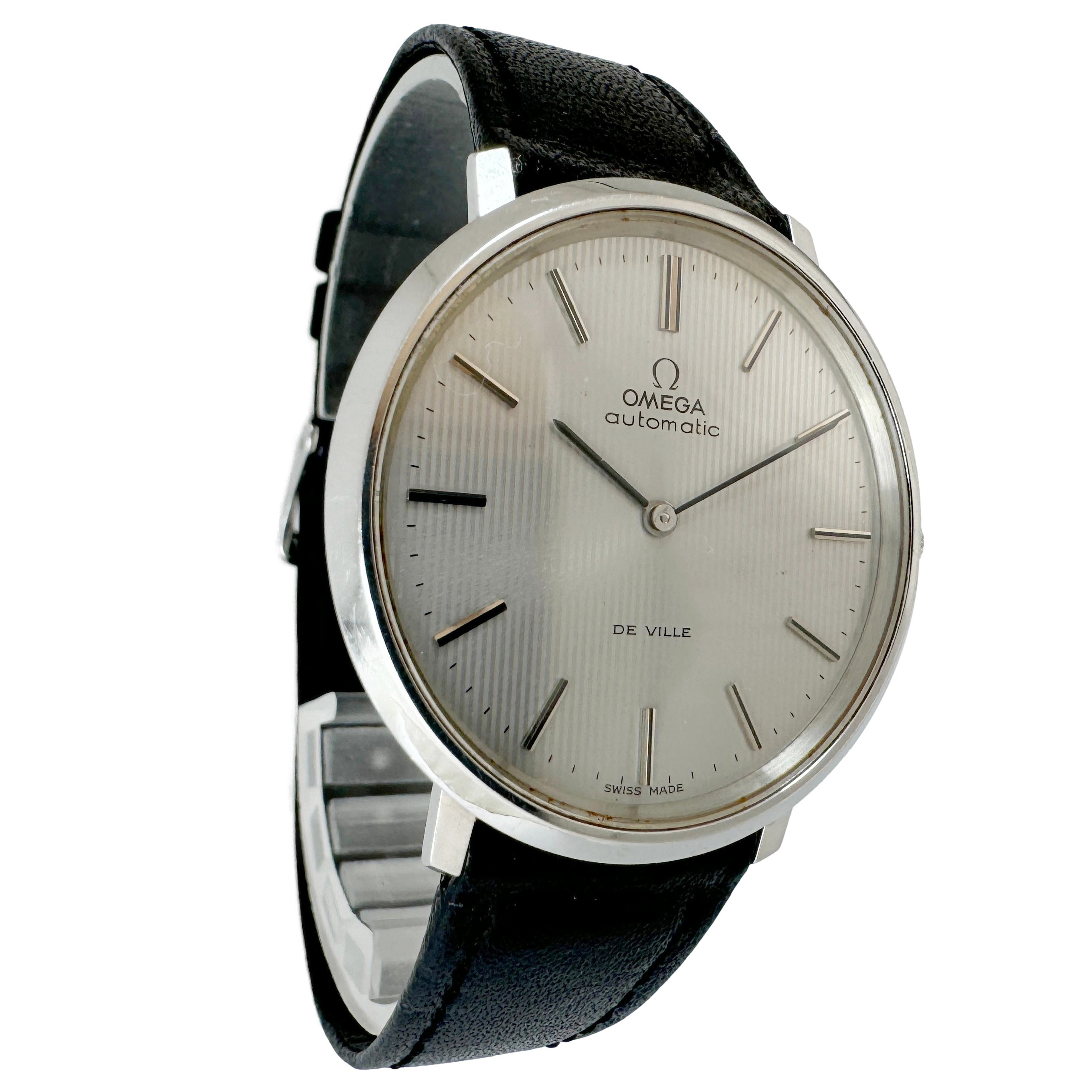 OMEGA オメガ　デビルデイトラウンド　美品　ヴィンテージ時計 OMEGA オメガ deville ラウンド ローマン 金張り ヴィンテージ