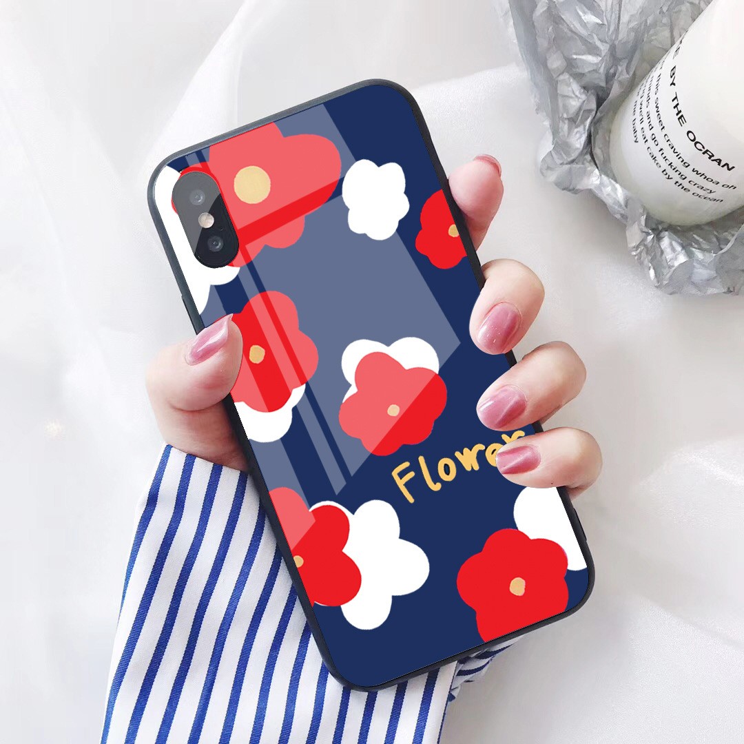 値下げしました❗️iPhone 11 ➕大理石模様ケース fit iphone11 ケース 花柄 大理石 背面ガラス おしゃれ iPhone8 7 SE2