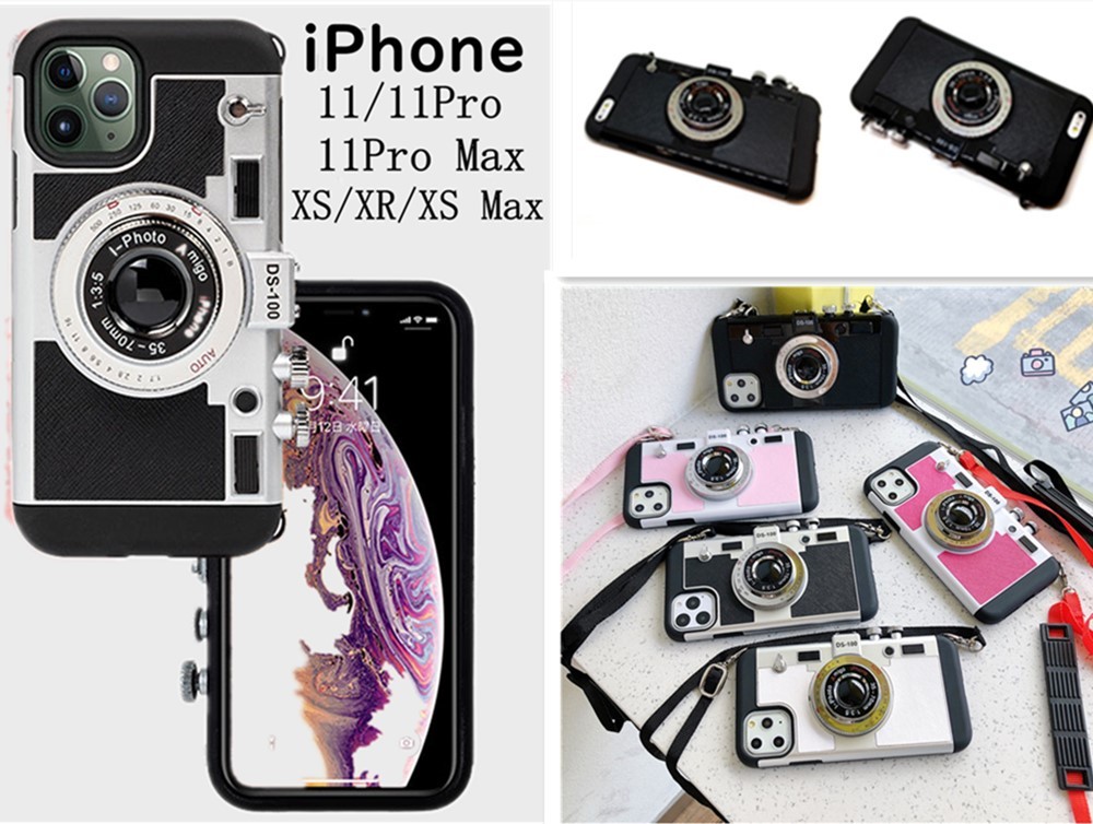 iphone13 カメラ型 ケース ストラップ付き iPhone14 スマホケース iphone12 11 iPhonese2  iPhonexs xr xsmax カメラ型 ケース iphone13mini 12ProMax :ka0011:スマホグッズの店gl design  通販 