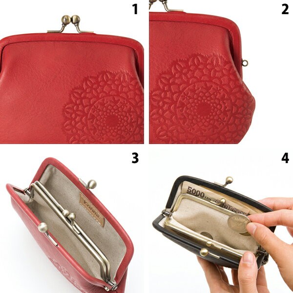 kanmi（カンミ） Kanmi. コトリレース 親子がま口 WL18-88 財布 がま口