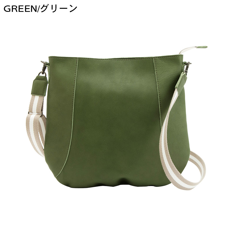 【未使用】限定品 Kanmi. カンミ 本革 ショルダーバッグ グリーン 日本製 kanmi（カンミ） Kanmi. All story ショルダーバッグ B23-84 斜め掛け