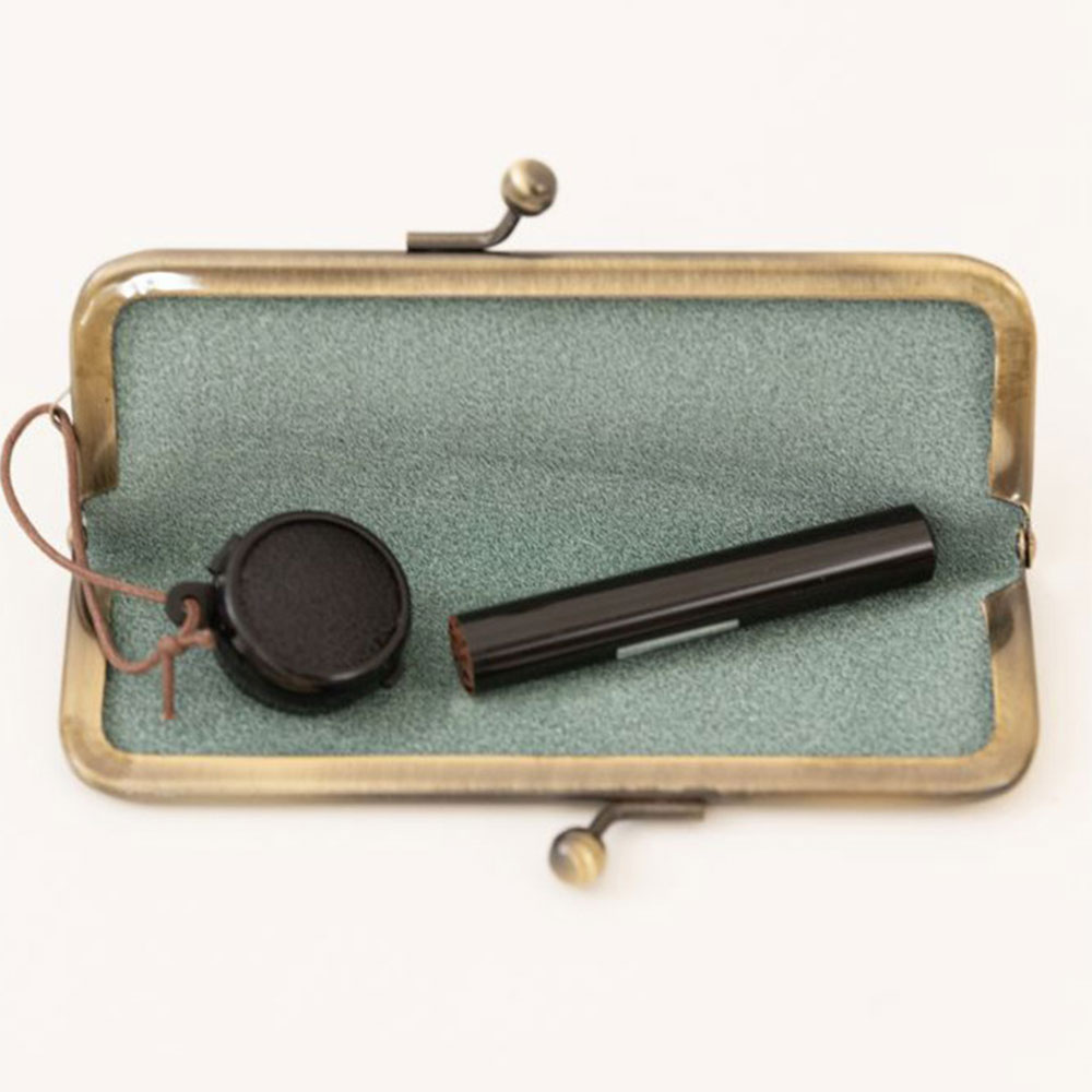 kanmi（カンミ） Kanmi. フカフカ がま口印鑑ケース Z23-61 かんみ