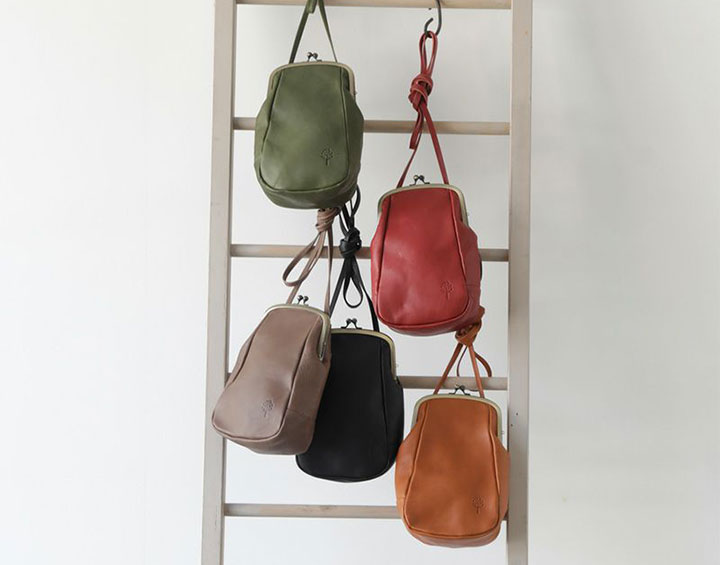 kanmi（カンミ） Kanmi./カンミ ドロップツリー がま口ワンポシェット