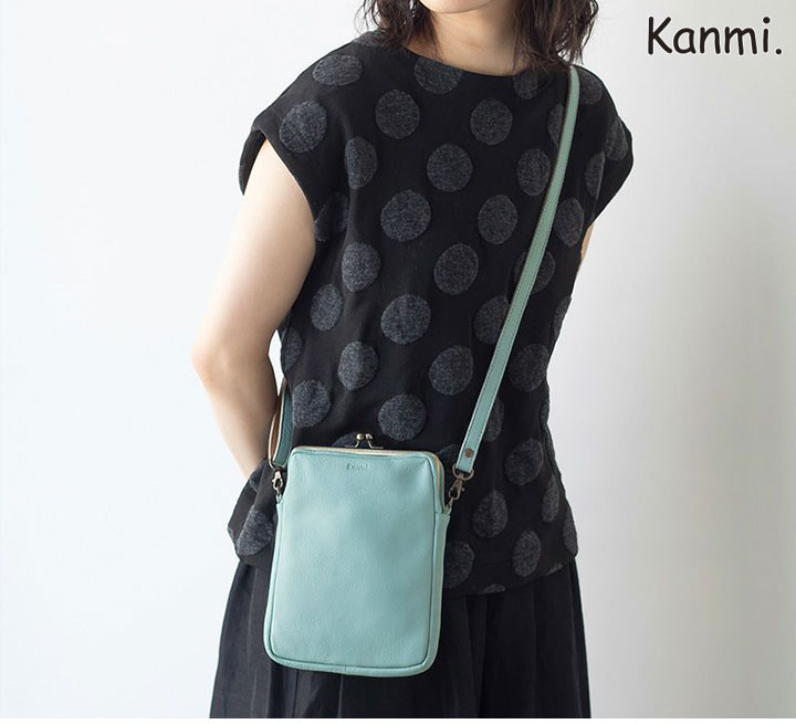 kanmi Kanmi./カンミ フカフカ がま口スマートポシェット B23-93 kanmi Kanmi./カンミ フカフカ がま口スマートポシェット B23-93