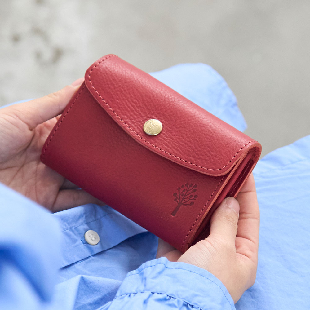Kanmi  カンミ  財布  ウォレット  レッド kanmi（カンミ） Kanmi./カンミ ドロップツリー ミニウォレット レッド