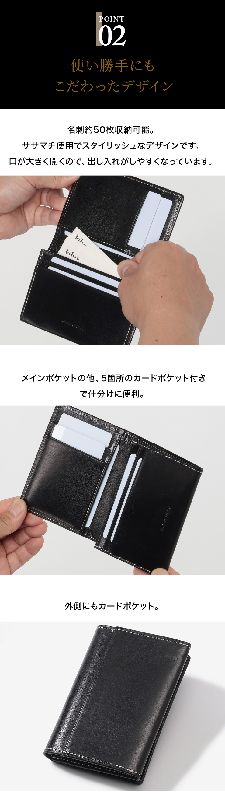 名入れ無料 イタリアンレザー カードケース 名刺入れ 本革 GLENCHECK