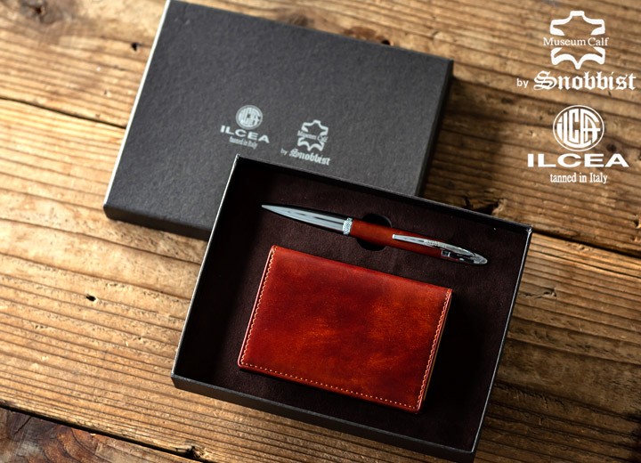 SNOBBIST（スノビスト） ミュージアムカーフ 牛革 レザー ボールペン