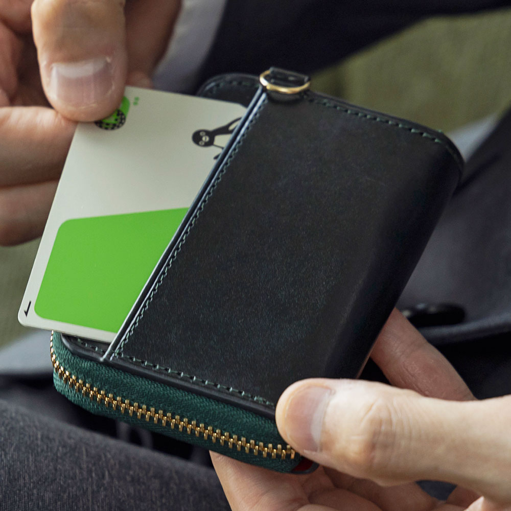 SNOBBIST 名入れ無料ルガトー レザー Rugato ミニラウンドキー 