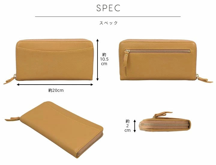 Chiocciola キオッチョラ 長財布 ラウンドジッパー 一目瞭然