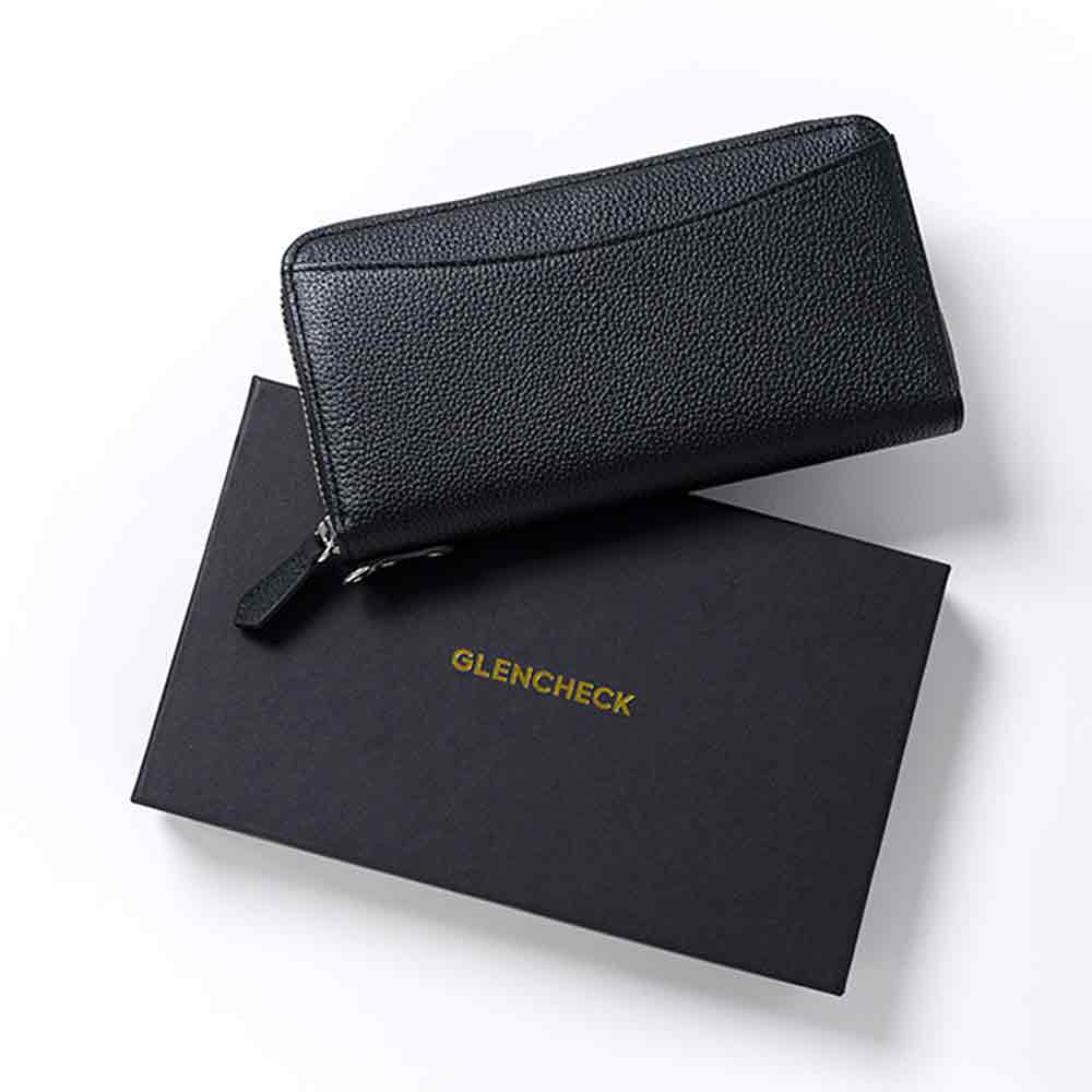 GLENCHECK（グレンチェック） 名入れ無料 長財布 ギャルソン長財布