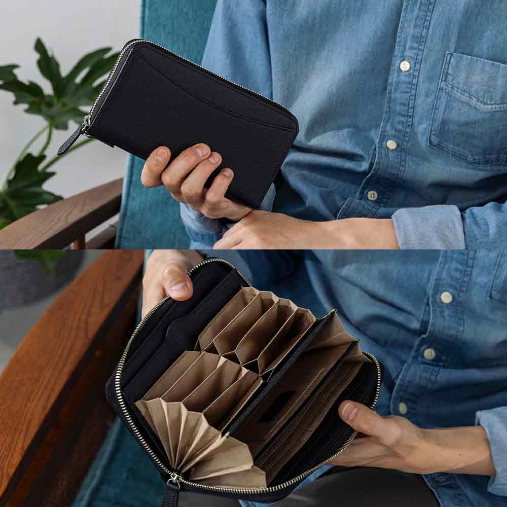GLENCHECK（グレンチェック） 名入れ無料 長財布 ギャルソン長財布