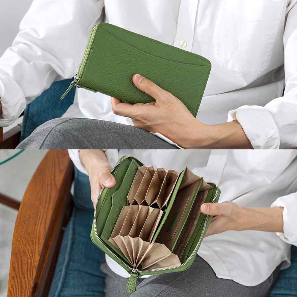GLENCHECK（グレンチェック） 名入れ無料 長財布 ギャルソン長財布