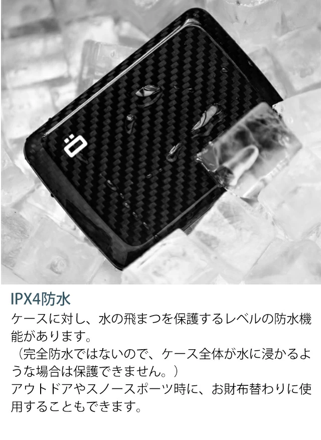 クレジットカードケース 財布 メンズ カーボン フランス製 V2 スキミング防止 正規日本代理店 OGON オゴン カードホルダー_7