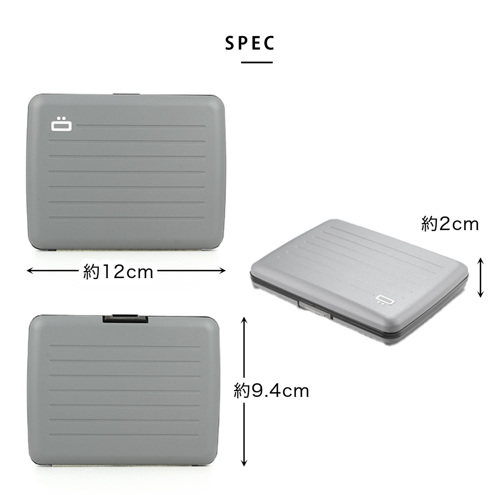 正規日本代理店 名入れ無料 フランス製 アルミカードホルダー SMART