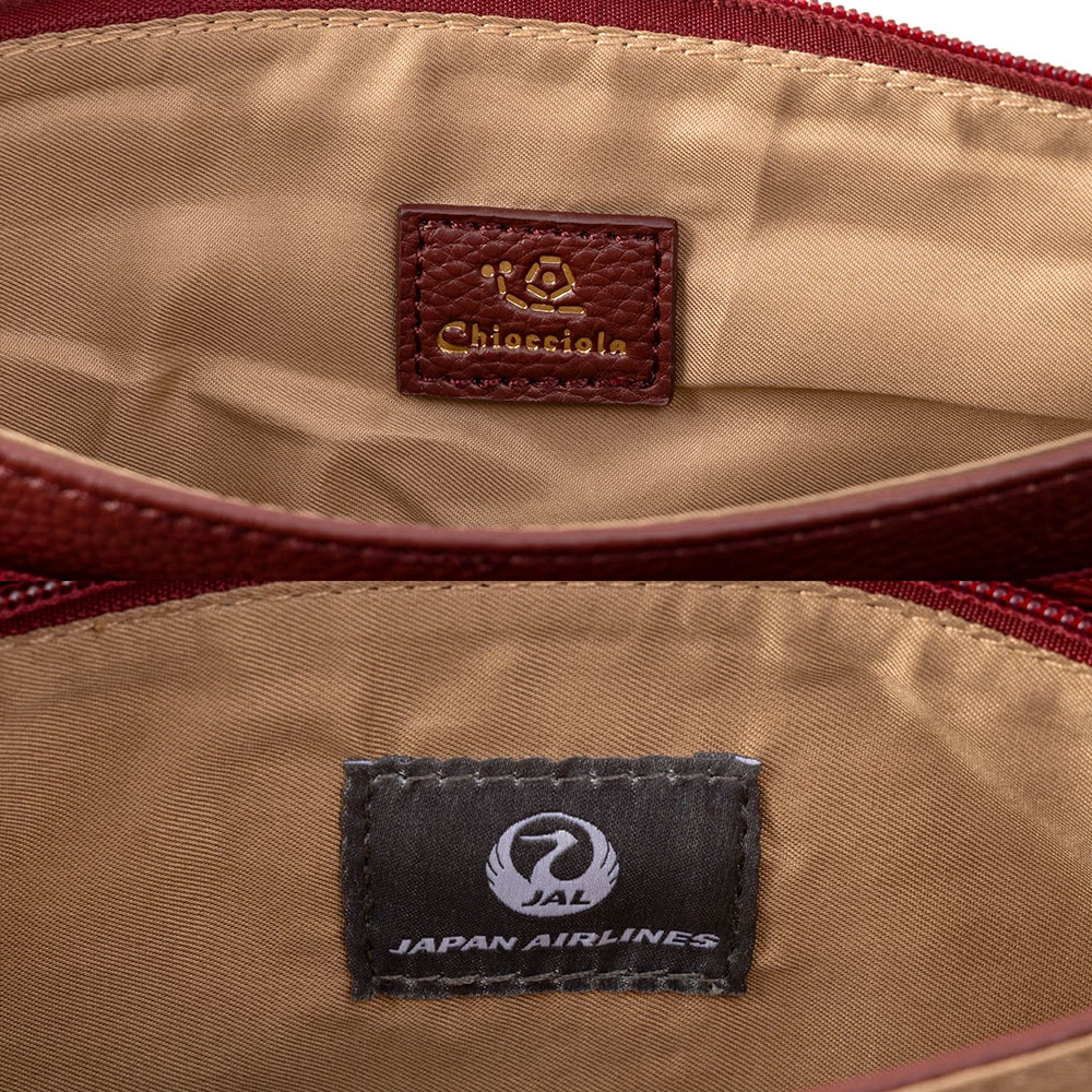 Chiocciola（キオッチョラ） 5層収納のレザー財布ショルダーバッグ CA