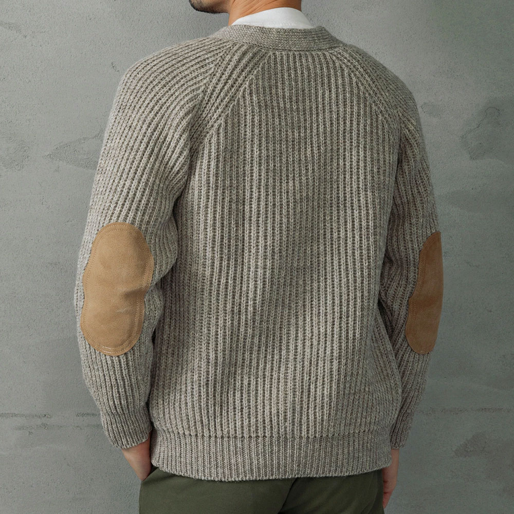 美品！英国製【ハイランド2000】ローゲージ　ショールカラーカーディガン HIGHLAND 2000（ハイランド2000） 別注限定モデル パークレインジャー