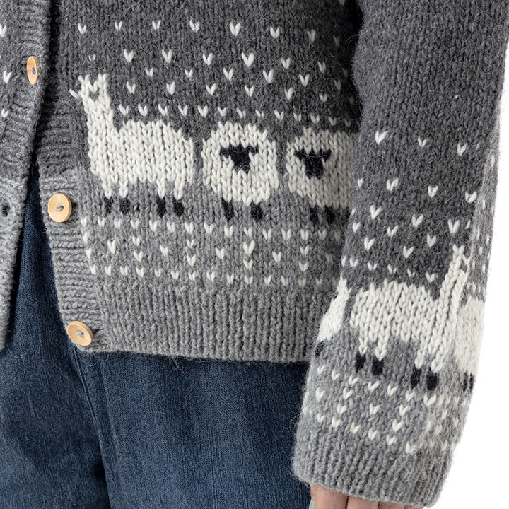 WELLDER ウェルダー ベビーブルー アルパカカーディガン新品タグ付き