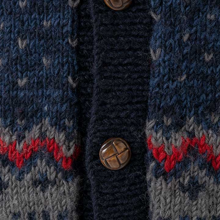 Herringbone Club ヒマラヤニット 手編み ベスト ニットベスト メンズ